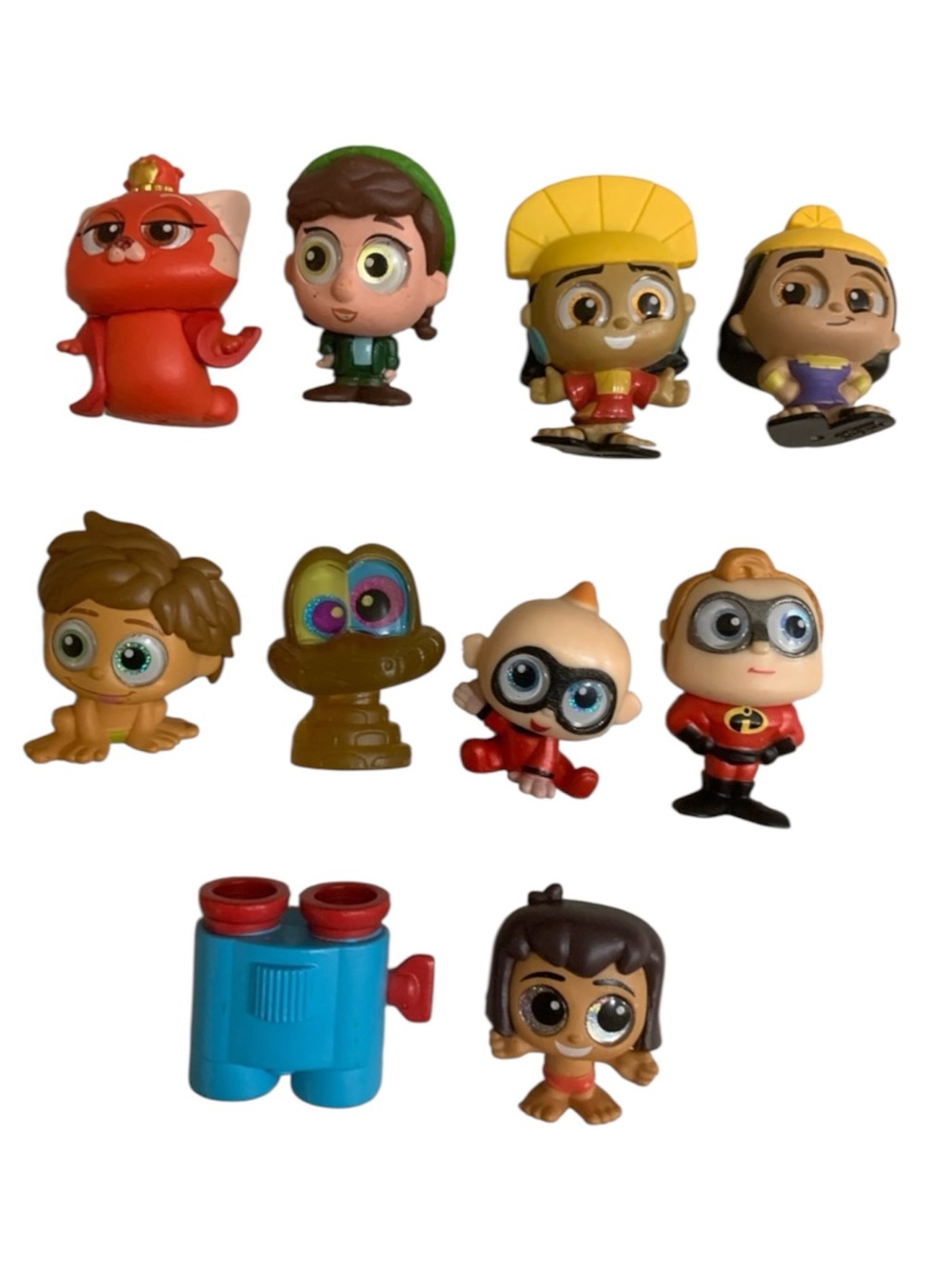 Disney Doorables Mini Figure Lot-Incredibles, Turning Red,Jungle Book,Toy Story
